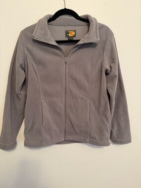 Bass Pro Shops Ladies Gray Full-Zip Fleece Jacket Size S